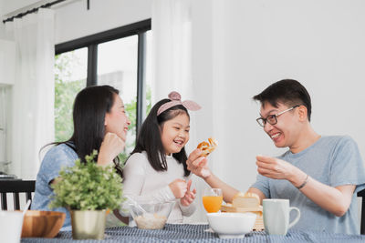 Group of people looking away outdoors