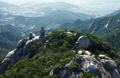 Scenic view of mountains