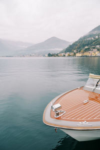 Boat in sea