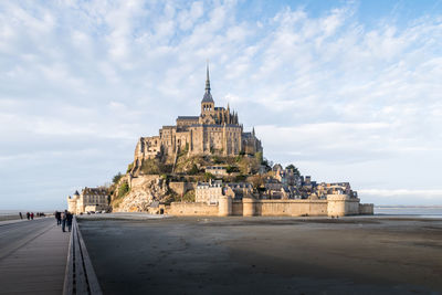 View of the mont saint-michel, france