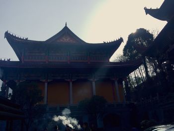 View of temple against sky