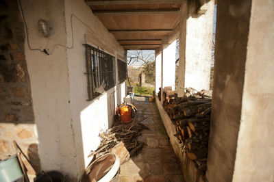 Interior of building