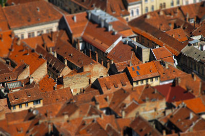 Full frame shot of residential district