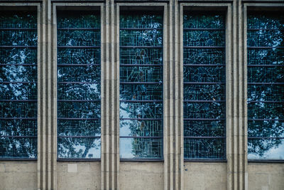 Full frame shot of window on building