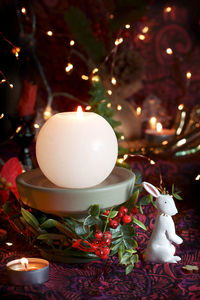 Close-up of christmas decoration