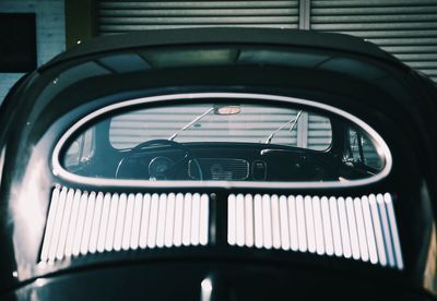 Black vintage car parked outdoors