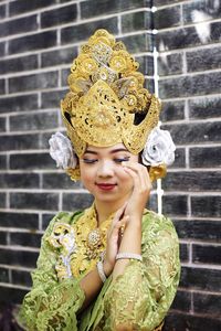 Portrait of a smiling young woman