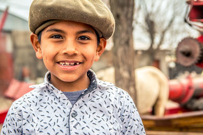 Portrait of smiling boy