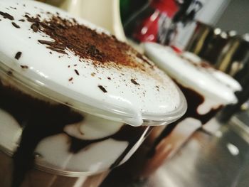 Close-up of coffee cup