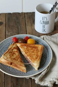 Close-up of served food
