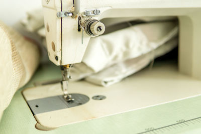 Close-up of machine part