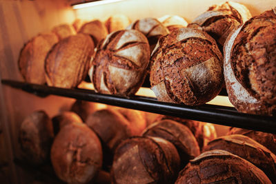 Organic bakery - fresh bread in store