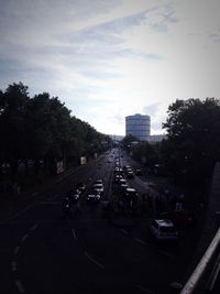 Traffic on road