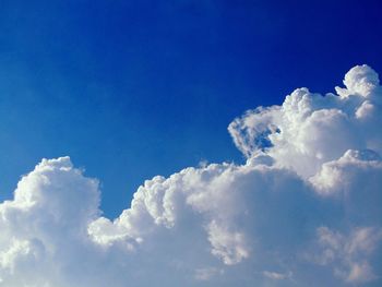 Low angle view of clouds in sky