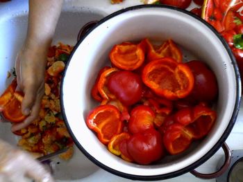 Close-up of food in bowl