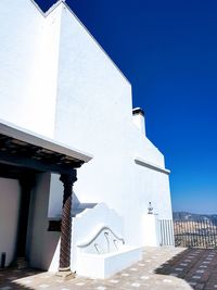 Low angle view of temple against clear sky