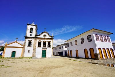 Saint rita church baroque colonial in paraty, rio de janeiro, brazil