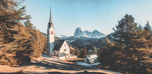 Church in the dolomites