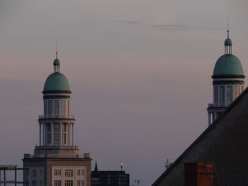 Building against sky in city