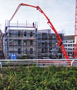 View of construction site against sky