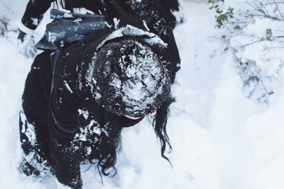 Close-up of snow