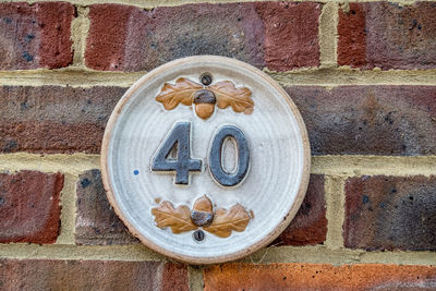 Close-up of brick wall