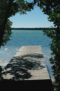 Scenic view of calm lake