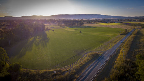 Panoramic view of landscape against sky