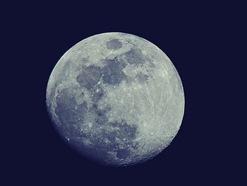 Close-up of moon against sky at night