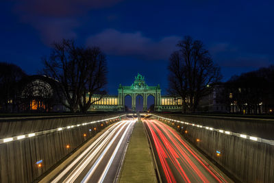 Arcade du cinquantenaire in brussels