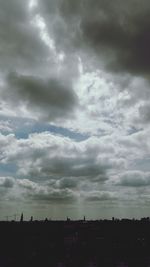 Scenic view of cloudy sky