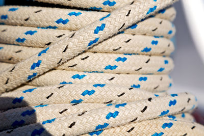 Close-up of ropes