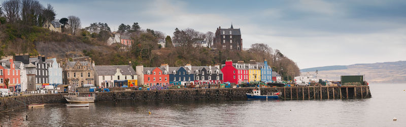 Buildings at waterfront