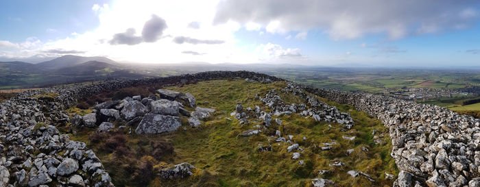 Panoramic view of landscape against sky