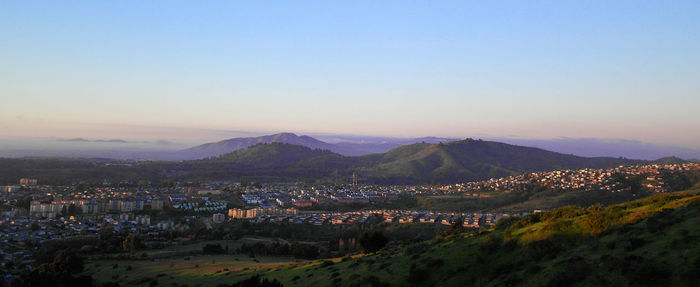 High angle view of cityscape