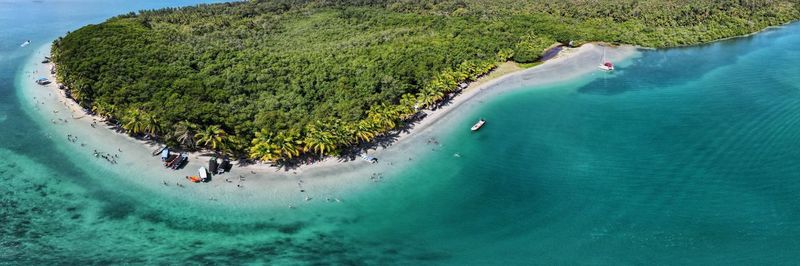 Aerial view of beach