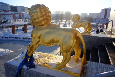 View of built structure in city