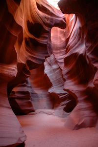 The beautiful erosion waves of antelope canyon