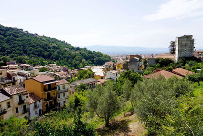 Nicastro old town in lamezia terme, calabria, italy