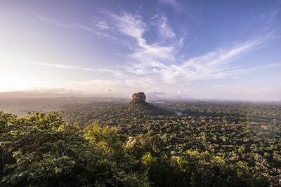 Scenic view of mountain against sky