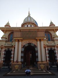 View of historical building against clear sky