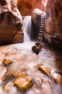 View of waterfall