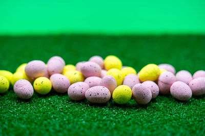 Close-up of multi colored candies