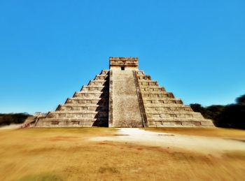 View of historical building against blue sky