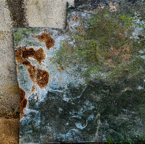 Close-up of heart shape on wall