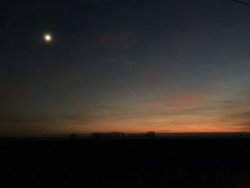 Scenic view of sky during sunset