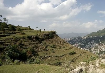 Scenic view of landscape against sky