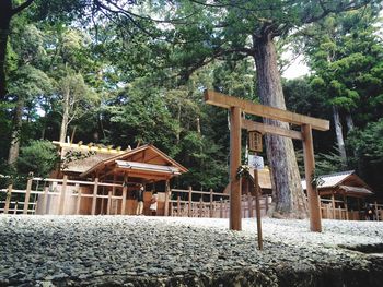 Built structure on sand