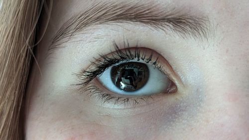 Close-up of my eye