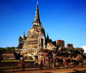 Low angle view of a temple